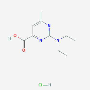 2-Diethylamino-6-methyl-pyrimidine-4-carboxylic acid hydrochloride