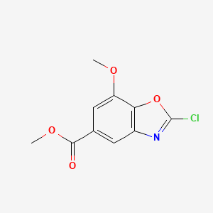 Methyl 2-chloro-7-methoxy-1,3-benzoxazole-5-carboxylate