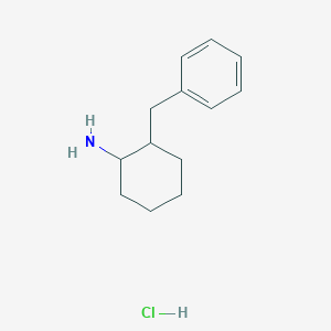 molecular formula C13H20ClN B1389567 2-Benzyl-cyclohexylamine hydrochloride CAS No. 854728-00-0