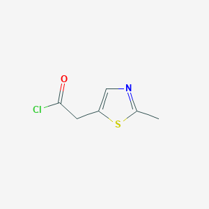 2-(2-Methyl-1,3-thiazol-5-yl)acetyl chloride