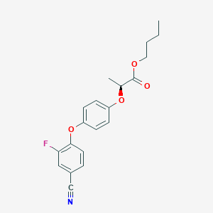 butyl (2S)-2-[4-(4-cyano-2-fluorophenoxy)phenoxy]propanoate