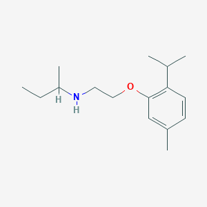 molecular formula C16H27NO B1389570 N-[2-(2-Isopropyl-5-methylphenoxy)ethyl]-2-butanamine CAS No. 1040692-34-9