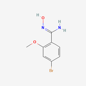 4-Bromo-N-hydroxy-2-methoxybenzimidamide