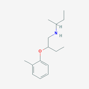molecular formula C15H25NO B1389572 N-(Sec-butyl)-2-(2-methylphenoxy)-1-butanamine CAS No. 1040692-42-9