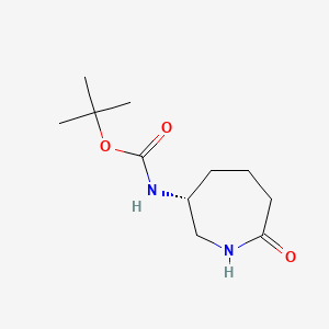 molecular formula C11H20N2O3 B13895856 tert-butyl N-[(3R)-7-oxoazepan-3-yl]carbamate 