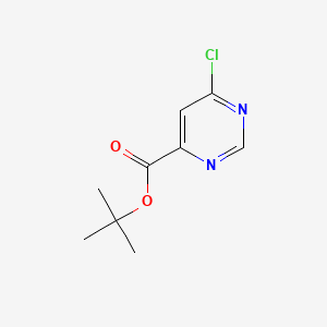 molecular formula C9H11ClN2O2 B13895864 tert-Butyl 6-chloropyrimidine-4-carboxylate 