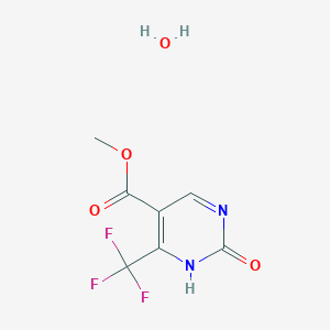 molecular formula C7H7F3N2O4 B1389589 2-Hydroxy-4-(trifluoromethyl)pyrimidine-5-carboxylic acid methyl ester hydrate CAS No. 1185300-18-8