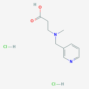 molecular formula C10H16Cl2N2O2 B1389593 3-(Methyl-pyridin-3-ylmethyl-amino)-propionic acid dihydrochloride CAS No. 1185295-17-3