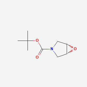 molecular formula C9H15NO3 B13896023 (1R,5S)-tert-butyl 6-oxa-3-azabicyclo[3.1.0]hexane-3-carboxylate 