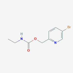 molecular formula C9H11BrN2O2 B13896044 (5-bromopyridin-2-yl)methyl N-ethylcarbamate 