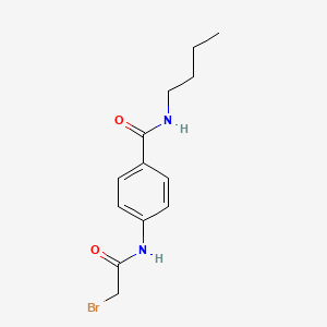 4-[(2-Bromoacetyl)amino]-N-butylbenzamide