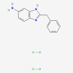 2-Benzyl-1h-benzoimidazol-5-ylamine dihydrochloride