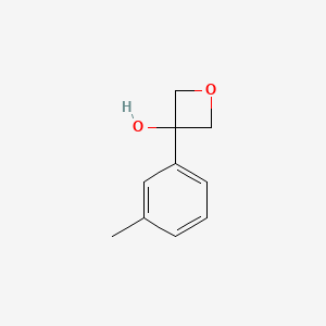 molecular formula C10H12O2 B13896118 3-(M-Tolyl)oxetan-3-OL 