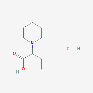 2-Piperidin-1-YL-butyric acid hydrochloride