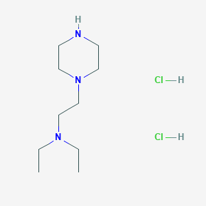 molecular formula C10H25Cl2N3 B1389615 Diethyl-(2-piperazin-1-yl-ethyl)-amine dihydrochloride CAS No. 1185301-21-6