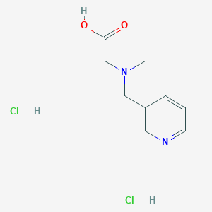 molecular formula C9H14Cl2N2O2 B1389616 (Methyl-pyridin-3-ylmethyl-amino)-acetic acid dihydrochloride CAS No. 1185294-06-7