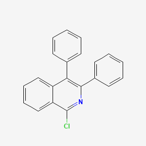 molecular formula C21H14ClN B13896206 1-Chloro-3,4-diphenylisoquinoline 