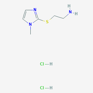 2-(1-Methyl-1h-imidazol-2-ylsulfanyl)-ethylamine dihydrochloride