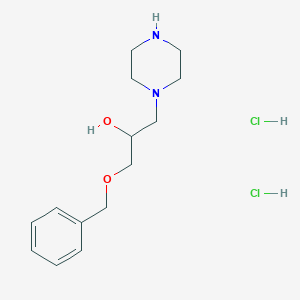 1-Benzyloxy-3-piperazin-1-yl-propan-2-ol dihydrochloride