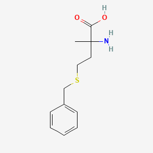 2-Amino-4-(benzylsulfanyl)-2-methylbutanoic acid