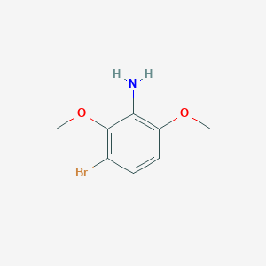 molecular formula C8H10BrNO2 B13896288 3-Bromo-2,6-dimethoxyaniline 