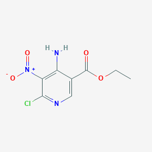 Ethyl 4-amino-6-chloro-5-nitronicotinate