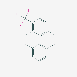 molecular formula C17H9F3 B1389641 1-(Trifluoromethyl)pyrene CAS No. 1186194-78-4