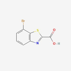 molecular formula C8H4BrNO2S B1389649 7-Bromobenzothiazole-2-carboxylic acid CAS No. 1187928-54-6