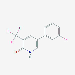 5-(3-Fluorophenyl)-3-(trifluoromethyl)pyridin-2-ol