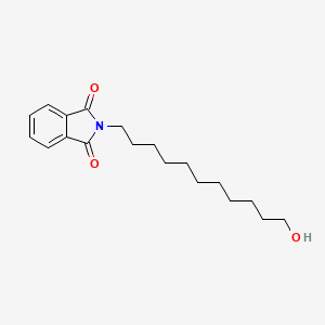 molecular formula C19H27NO3 B13896753 2-(11-Hydroxyundecyl)isoindoline-1,3-dione 