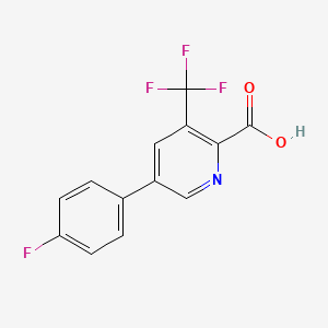 5-(4-Fluorophenyl)-3-(trifluoromethyl)picolinic acid