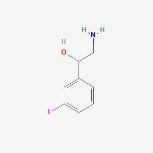 molecular formula C8H10INO B13896808 2-Amino-1-(3-iodophenyl)ethanol CAS No. 852392-20-2