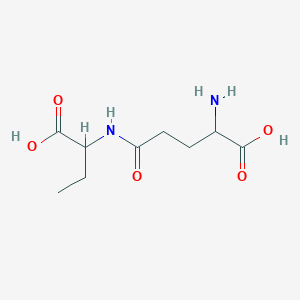 molecular formula C9H16N2O5 B13896810 N-(1-carboxypropyl)glutamine 