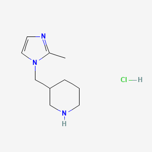 3-(2-Methyl-imidazol-1-ylmethyl)-piperidine hydrochloride