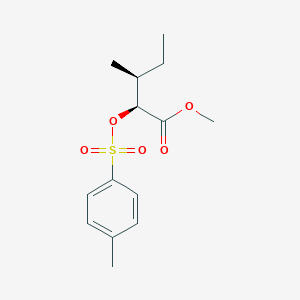 molecular formula C14H20O5S B13896942 Methyl (2S,3S)-3-Methyl-2-(tosyloxy)pentanoate 