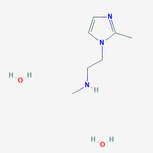 Methyl-[2-(2-methyl-imidazol-1-yl)-ethyl]-amine dihydrate