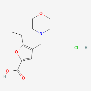 5-Ethyl-4-morpholin-4-ylmethyl-furan-2-carboxylic acid hydrochloride