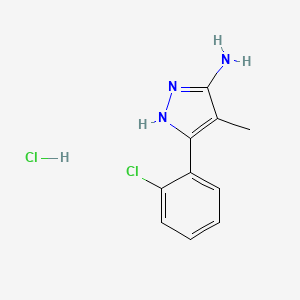 5-(2-Chloro-phenyl)-4-methyl-2H-pyrazol-3-ylamine hydrochloride