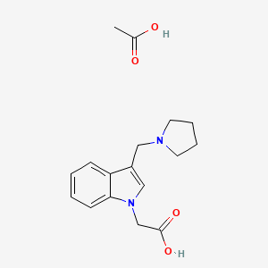 (3-Pyrrolidin-1-ylmethyl-indol-1-YL)-acetic acid acetate