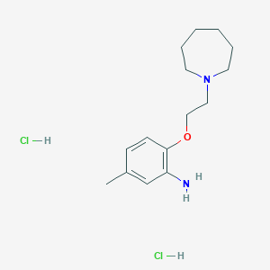 2-(2-Azepan-1-yl-ethoxy)-5-methyl-phenylamine dihydrochloride