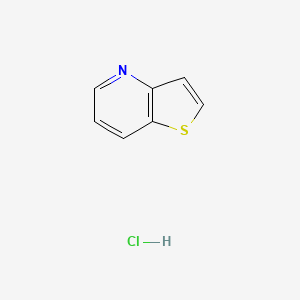 molecular formula C7H6ClNS B13897209 Thieno[3,2-b]pyridine;hydrochloride 