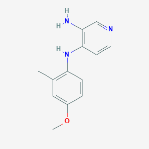 molecular formula C13H15N3O B13897305 N4-(4-methoxy-2-methylphenyl)pyridine-3,4-diamine 