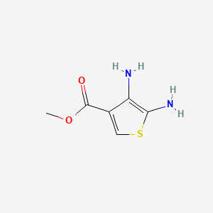 molecular formula C6H8N2O2S B13897366 Methyl 4,5-Diaminothiophene-3-carboxylate 