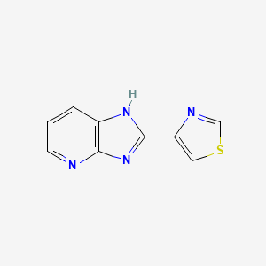 molecular formula C9H6N4S B13897484 2-thiazol-4-yl-1H-imidazo[4,5-b]pyridine 