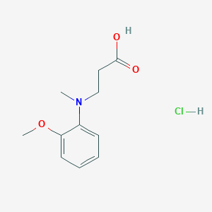 3-[(2-Methoxy-phenyl)-methyl-amino]-propionic acid hydrochloride