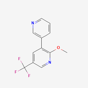 2-Methoxy-3-(pyridin-3-yl)-5-(trifluoromethyl)pyridine