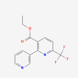 Ethyl 2-(pyridin-3-yl)-6-(trifluoromethyl)nicotinate