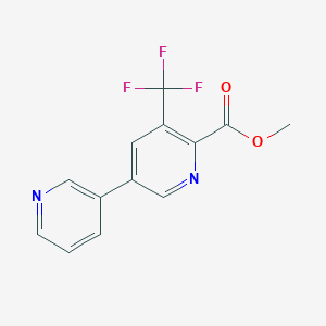 Methyl 5-(pyridin-3-yl)-3-(trifluoromethyl)picolinate