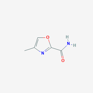 molecular formula C5H6N2O2 B13897734 4-Methyl-2-oxazolecarboxamide 