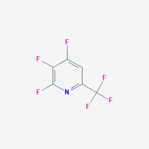 molecular formula C6HF6N B1389774 2,3,4-Trifluoro-6-(trifluoromethyl)pyridine CAS No. 1214330-71-8